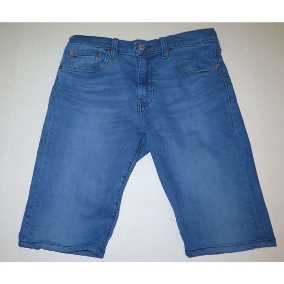 Levi's 511 Men's Sz 32 Blue Slim Stretch Shorts - Picture 1 of 5